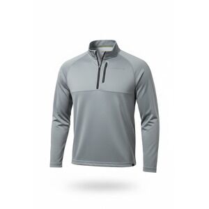 HAWKE & CO Mens Large Gray Quarter Zip‎ Performance Pullover Long Sleeve